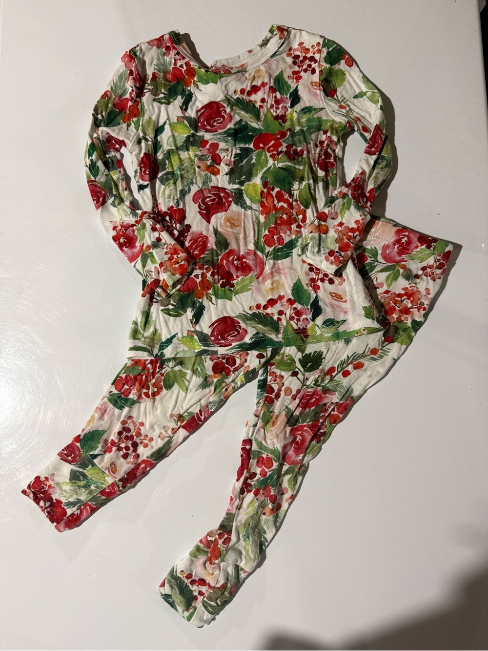 Posh Peanut Floral Long Sleeve Pajama Set